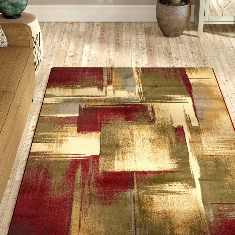Bloomsbury Market Jaidan Abstract Brown/Beige/Red Area Rug & Reviews